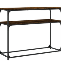Konsolentisch Räuchereiche 100x35,5x75 cm Holzwerkstoff