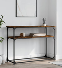 Konsolentisch Räuchereiche 100x35,5x75 cm Holzwerkstoff