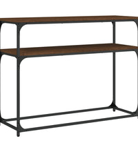 Konsolentisch Braun Eichen-Optik 100x35,5x75 cm Holzwerkstoff