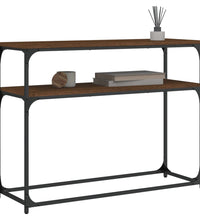 Konsolentisch Braun Eichen-Optik 100x35,5x75 cm Holzwerkstoff