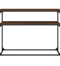 Konsolentisch Braun Eichen-Optik 100x35,5x75 cm Holzwerkstoff