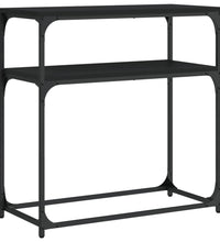 Konsolentisch Schwarz 75x35,5x75 cm Holzwerkstoff