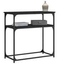 Konsolentisch Schwarz 75x35,5x75 cm Holzwerkstoff