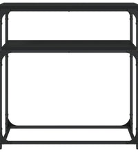 Konsolentisch Schwarz 75x35,5x75 cm Holzwerkstoff