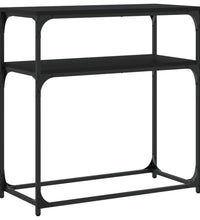 Konsolentisch Schwarz 75x35,5x75 cm Holzwerkstoff