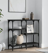 Konsolentisch Schwarz 80x29x75 cm Holzwerkstoff