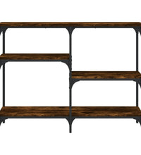 Konsolentisch Räuchereiche 102x29x75 cm Holzwerkstoff