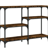 Konsolentisch Räuchereiche 102x29x75 cm Holzwerkstoff