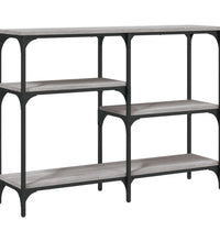 Konsolentisch Grau Sonoma 102x29x75 cm Holzwerkstoff