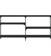 Konsolentisch Schwarz 160x29x75 cm Holzwerkstoff