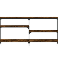 Konsolentisch Räuchereiche 160x29x75 cm Holzwerkstoff