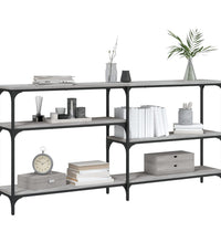 Konsolentisch Grau Sonoma 160x29x75 cm Holzwerkstoff