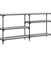 Konsolentisch Grau Sonoma 160x29x75 cm Holzwerkstoff