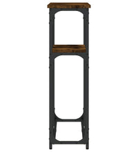 Konsolentisch Räuchereiche 90x22,5x75 cm Holzwerkstoff