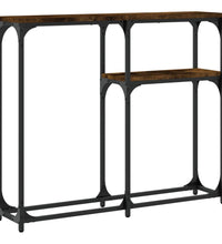 Konsolentisch Räuchereiche 90x22,5x75 cm Holzwerkstoff