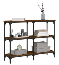 Konsolentisch Braun Eichen-Optik 100x29x75 cm Holzwerkstoff