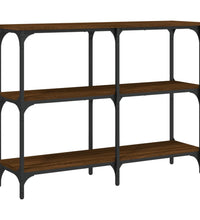 Konsolentisch Braun Eichen-Optik 100x29x75 cm Holzwerkstoff