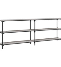 Konsolentisch Grau Sonoma 200x29x75 cm Holzwerkstoff