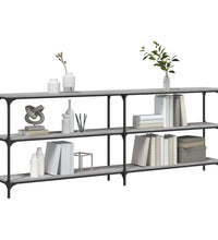 Konsolentisch Grau Sonoma 200x29x75 cm Holzwerkstoff
