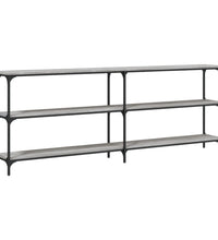 Konsolentisch Grau Sonoma 200x29x75 cm Holzwerkstoff