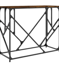 Konsolentisch Räuchereiche 100x40x80 cm Holzwerkstoff