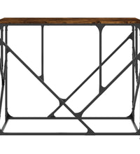 Konsolentisch Räuchereiche 100x40x80 cm Holzwerkstoff