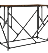 Konsolentisch Räuchereiche 100x40x80 cm Holzwerkstoff
