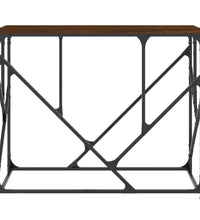 Konsolentisch Braun Eichen-Optik 100x40x80 cm Holzwerkstoff