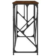 Konsolentisch Braun Eichen-Optik 100x40x80 cm Holzwerkstoff