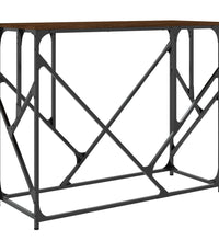 Konsolentisch Braun Eichen-Optik 100x40x80 cm Holzwerkstoff