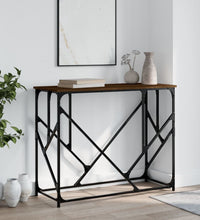 Konsolentisch Braun Eichen-Optik 100x40x80 cm Holzwerkstoff