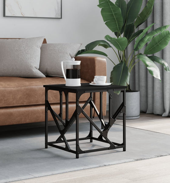 Couchtisch Schwarz 45x45x47,5 cm Holzwerkstoff