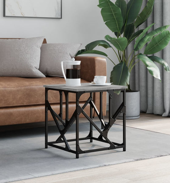 Couchtisch Grau Sonoma 45x45x47,5 cm Holzwerkstoff