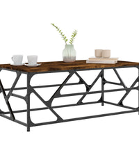 Couchtisch Räuchereiche 100x50x40 cm Holzwerkstoff