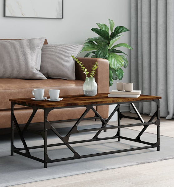 Couchtisch Räuchereiche 100x50x40 cm Holzwerkstoff