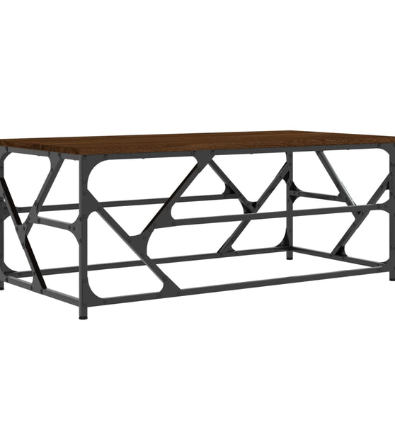 Couchtisch Braun Eichen-Optik 100x50x40 cm Holzwerkstoff