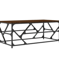 Couchtisch Braun Eichen-Optik 100x50x40 cm Holzwerkstoff