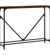 Konsolentisch Räuchereiche 102x22,5x75 cm Holzwerkstoff