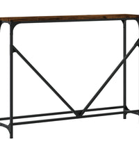 Konsolentisch Räuchereiche 102x22,5x75 cm Holzwerkstoff