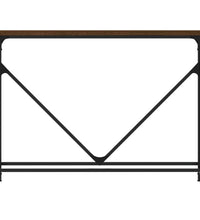 Konsolentisch Braun Eichen-Optik 102x22,5x75 cm Holzwerkstoff