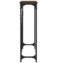 Konsolentisch Braun Eichen-Optik 102x22,5x75 cm Holzwerkstoff