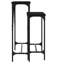 Konsolentische 2 Stk. Schwarz Holzwerkstoff