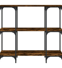 Konsolentisch Räuchereiche 102x35x90 cm Holzwerkstoff