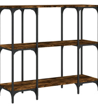 Konsolentisch Räuchereiche 102x35x90 cm Holzwerkstoff
