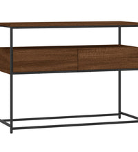 Konsolentisch Braun Eichen-Optik 100x40x75 cm Holzwerkstoff