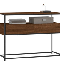 Konsolentisch Braun Eichen-Optik 100x40x75 cm Holzwerkstoff
