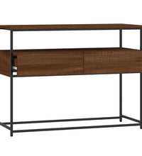Konsolentisch Braun Eichen-Optik 100x40x75 cm Holzwerkstoff