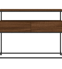 Konsolentisch Braun Eichen-Optik 100x40x75 cm Holzwerkstoff