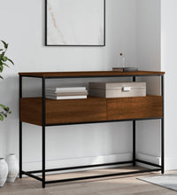 Konsolentisch Braun Eichen-Optik 100x40x75 cm Holzwerkstoff