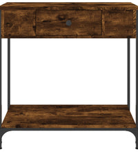 Konsolentisch Räuchereiche 75x34,5x75 cm Holzwerkstoff